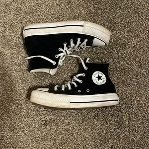 Black Platform Converse